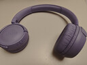 JBLTUNE520BT头戴式蓝牙无线耳机 通话降噪耳机耳麦 手机电脑笔记本耳机 紫色 实拍图