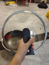 康巴赫炒锅不粘锅316L不锈钢炒菜锅32cm蜂窝平底煎炒锅电磁炉燃气灶通用 实拍图