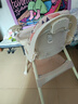 智贝宝宝餐椅可折叠便携式可坐可躺婴儿吃饭座椅儿童餐桌椅803-C沐粉 实拍图