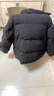 京东京造羽绒服男女情侣款鸭绒冬季保暖外套面包服加厚短款新年黑色 L 实拍图