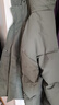 京东京造羽绒服男鸭绒加厚防寒工装面包服防泼水冬季外套短款 橄榄绿 2XL 实拍图