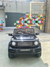 福儿宝奔驰授权大G儿童电动车玩具车可坐人四轮带遥控越野小孩宝宝送礼 四驱黑+减震器+后备箱+高低门+皮座 实拍图
