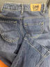 Lee【张凌赫代言】中蓝色水洗428懒懒裤高腰女显瘦宽腿牛仔裤潮流 中蓝色 29 实拍图