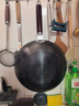 九阳（Joyoung）炒锅铁锅健康无涂层精铁家用炒菜锅不易生锈炉灶通用32cm带盖C121 实拍图