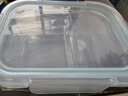 京东京造高硼硅耐热可微波分格保鲜盒学生上班族便当盒两分格700mL 实拍图