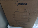 美的（Midea）电蒸锅电火锅电煮锅电热锅环绕蒸多功能一体蒸蛋锅四层大容量4-6人家用多用途不锈钢锅ZGC3052 实拍图