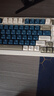 狼蛛（AULA）S99无线蓝牙有线三模键盘机械手感 游戏电竞专用RGB背光拼色静音键盘鼠标套装mac电脑键盘 S99复古灰【三模/RGB】+三模鼠标 实拍图
