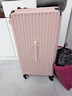 纯奢（CHEYSIR）五轮超大容量行李箱万向轮PC拉杆箱男女学生旅行箱密码箱包皮箱子 经典款-樱花粉·减震刹车功能 28英寸 -抗菌内里【创新5轮-中长出差/旅游】 实拍图