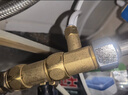 钻芯 净水器配件4分转2分进水三通阀门开关纯水机通用铜球阀接头钻芯 3分快接进水三通 实拍图