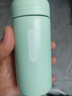 【全网爆款】迷你口袋保温杯304不锈钢水杯便携可爱水杯女生 淡青色 150ml 实拍图