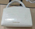 CHARLES&KEITH鳄鱼纹凯莉包手提斜挎婚包包女包生日情人节礼物CK2-50270880-1 Ivory象牙色 S 实拍图
