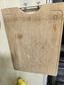 炊大皇 天然整竹菜板3cm加厚带刻度可悬挂家用案板砧板和面切菜板38*28 实拍图