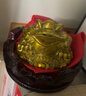 缤越黄铜金蟾招財摆件铜金蟾蜍三足金蟾金蝉摆件客厅玄关摆件开业礼物 实拍图