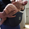 babycare腰凳婴儿背带多功能减震四季抱娃神器解放双手透气轻薄款卡斯尔灰 实拍图