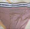 维多利亚的秘密 维密棉质舒适内裤logo腰带中腰女三角裤简约送女友礼物红色 11T1典雅粉-6819 11256819 1条 M 实拍图