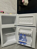 HYUNDAI（韩国现代）小冰箱迷你小型家用冷藏冷冻宿舍出租房办公室双开门二门电冰箱节能省电 68L白【一级能效+租房必备】 实拍图