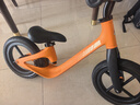 babycare儿童平衡车3-6岁宝宝滑步车学步车无脚踏自行车滑行车12寸 脉冲橙 实拍图