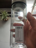 【京东物流配送】高硼硅双层玻璃杯大容量泡茶杯水杯子茶水分离杯 【双层加厚】茶杯350ml1只 实拍图