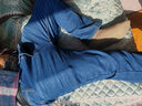 真维斯（Jeanswest）牛仔裤男冬季加绒裤保暖弹力直筒加厚休闲男长裤子男蓝色加绒34 实拍图