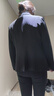 戈赛亚小西装女春秋冬季长袖职业装套装正式商务正装面试公务员工作服女 黑色外套+裤子+白衬衫 XL （110-120斤） 实拍图
