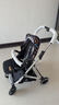 GOKKE婴儿推车双向高景观 可坐可躺轻便折叠简易手推车 幼儿宝宝童车 babycrony黑麻色108 实拍图