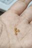 洲足金999金珠黄金小金珠金豆古法金珠DIY配件散珠隔珠路路通转运珠 3mm金珠  合单满 0.16g 包邮 单颗约0.02g 实拍图