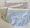 猫人【医护级首次免洗】女士内裤女纯棉抑菌中腰无痕大码少女三角裤 实拍图