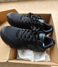 特步男鞋跑步鞋新款冬季厚底旅游透气轻便皮网面休闲运动鞋慢跑鞋子男 黑色 39 实拍图