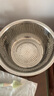 美厨（MAXCOOK）304不锈钢盆筛五件套加厚沙拉盆调料盆洗菜盆米筛味斗套装MCWA550 实拍图