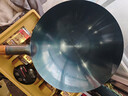 荣事达（Royalstar）章丘手工锻打铁锅圆底老式炒锅无涂层不粘炒菜锅燃气灶无盖34cm 实拍图