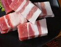 京东跑山猪黑猪去皮五花肉块4斤 烤肉炒菜食材 生鲜冷冻 红烧肉原料 实拍图