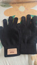 匹克冬季保暖手套防寒针织毛线手套户外骑行电动车防滑可触屏棉手套黑 实拍图
