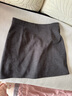 浪莎灰色毛呢短裙女半身裙冬季2025新款高腰显瘦a字裙紧身辣妹包臀裙 实拍图
