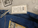 马登工装美式复古水洗丹宁牛仔裤直筒宽松阔腿裤日系休闲长裤子男春 深蓝 28 实拍图