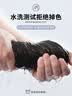 CLOR纯棉休闲裤子男春秋款阔腿潮流舒适运动宽松直筒长裤CM01黑色3XL 实拍图