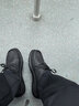 强人商务皮鞋男软面软底羊皮通勤皮鞋透气休闲男鞋 JDA351339 黑色 39 实拍图
