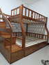 临稚胡桃木 儿童上下床实木高低床双层床上下铺床两层木床子母床 梯柜款 上铺宽1.6米下铺宽1.8米 实拍图