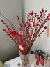 【银柳送挂饰】年宵花⭐真花鲜枝红色客厅室内干花盆栽摆件水培 【30枝】招财银柳-送新春挂件 60cm 实拍图