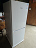 HYUNDAI（韩国现代）大容量双开门二门冰箱 家用中型小型电冰箱冷冻冷藏租房宿舍节能省电 203L白【日销过百+店铺主推】 实拍图