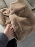 笙格儿帽子围巾一体秋冬季保暖毛绒帽加厚仿兔毛可爱学生护耳帽子冬天女 卡其色 均码 实拍图