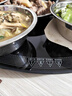 美的（Midea）小欢聚暖菜板加热热菜保温板 2000W电陶炉火锅家用多功能旋转餐桌转盘年货节（圆形80CM）HBU80YH 实拍图