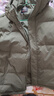 京东京造羽绒服男鸭绒加厚防寒工装面包服防泼水冬季外套短款新年 橄榄绿L 实拍图