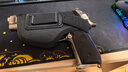 新款高端AQK-1911黄河玩具发射器CS装备手炝快拆空挂玩具收藏模型 高定AQK92F -钨钢色（金属护木+3000蛋） 实拍图