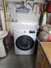 LG纤慧 10.5KG全自动滚筒洗衣机 超薄 家用大容量  AI直驱变频 95°高温煮洗 FLX10N4W 实拍图