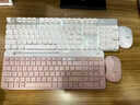 罗技（Logitech）时尚系列 K580 键盘 蓝牙键盘 办公键盘 无线键盘 便携超薄键盘 笔记本键盘 平板键盘  茱萸粉 实拍图