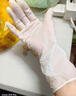 英科医疗（INTCO）食品级一次性手套橡胶丁腈30只中码12寸加长家务厨房洗碗丁晴手套 实拍图