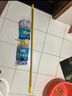 妙洁长杆拖把墩布自拧水拖把拖布棉线传统老式拖把水泥大理石地面圆拖 无纺布拖把1杆2头 实拍图