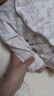 七采雏菊【裤腿可开】春秋婴儿套装纯棉新生儿贴身衣服偏襟宝宝秋衣裤打底 卡其色 常规 卡其花丛兔-偏扣套装 90 （23-27斤合适） 实拍图