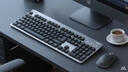 罗技（Logitech）MK120 键鼠套装 有线键鼠套装 办公键鼠套装 电脑键盘 USB即插即用 全尺寸 黑色 实拍图