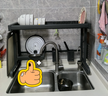 帅仕（shuaishi）厨房水槽置物架沥水架碗碟架洗碗架水池收纳架用具置物架 实拍图